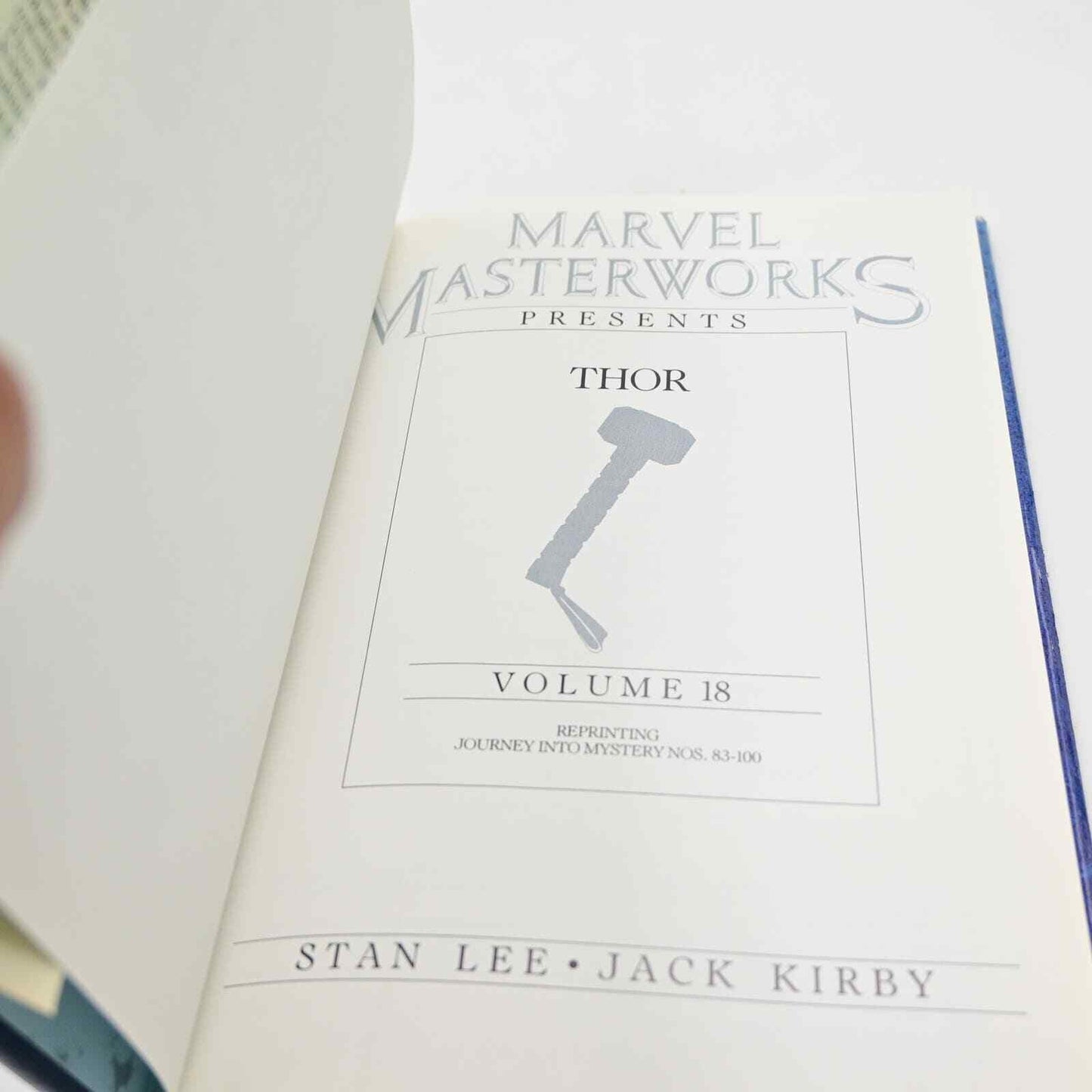 Marvel Masterworks Vol. 18 The Mighty Thor From Journey Into Mystery