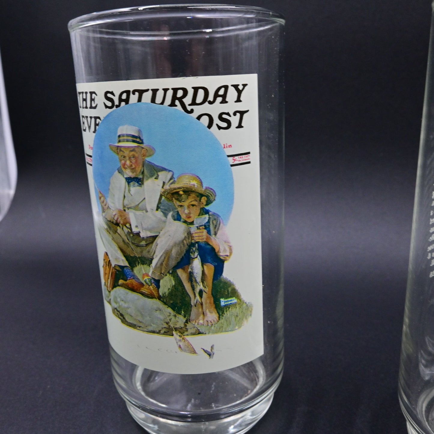 The Saturday Evening Post Arby's Norman Rockwell Glasses Complete Set Of 6