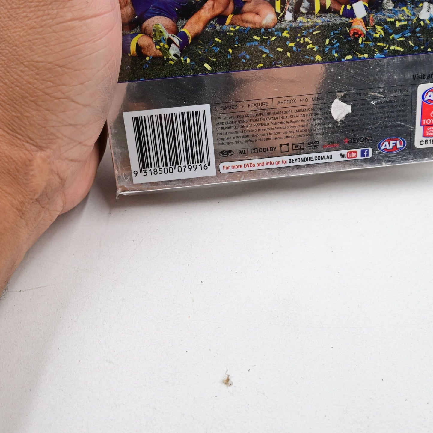 AFL Premiers Victory Pack 2018 West Coast Eagles Region 4 New Sealed