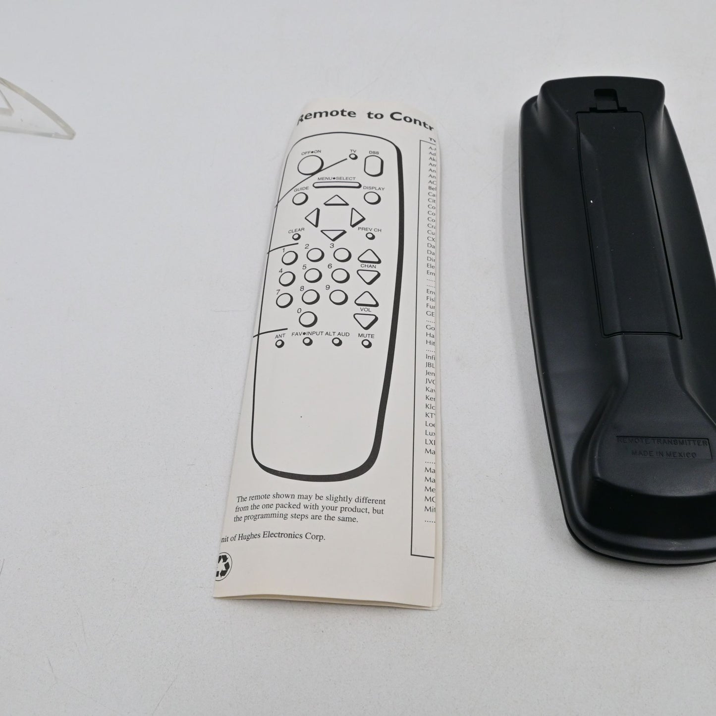 RCA Universal Remote CRK91EE1 With Remote Guide New Open Package