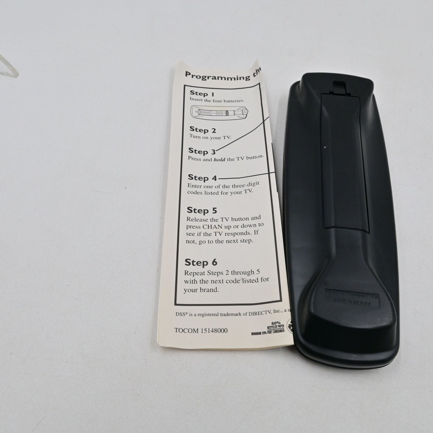 RCA Universal Remote CRK91EE1 With Remote Guide New Open Package
