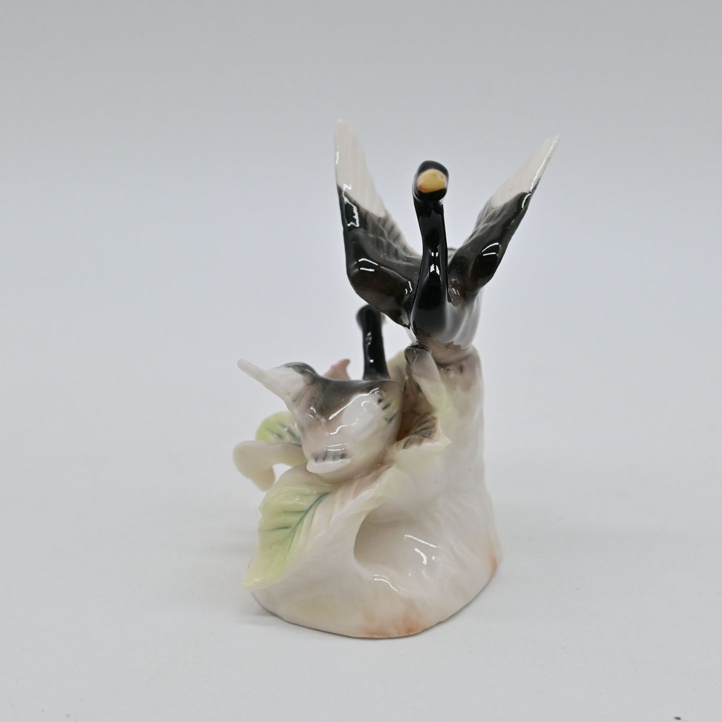 Ardalt Lenwile Porcelain Bird Figurine Black Swan Vintage