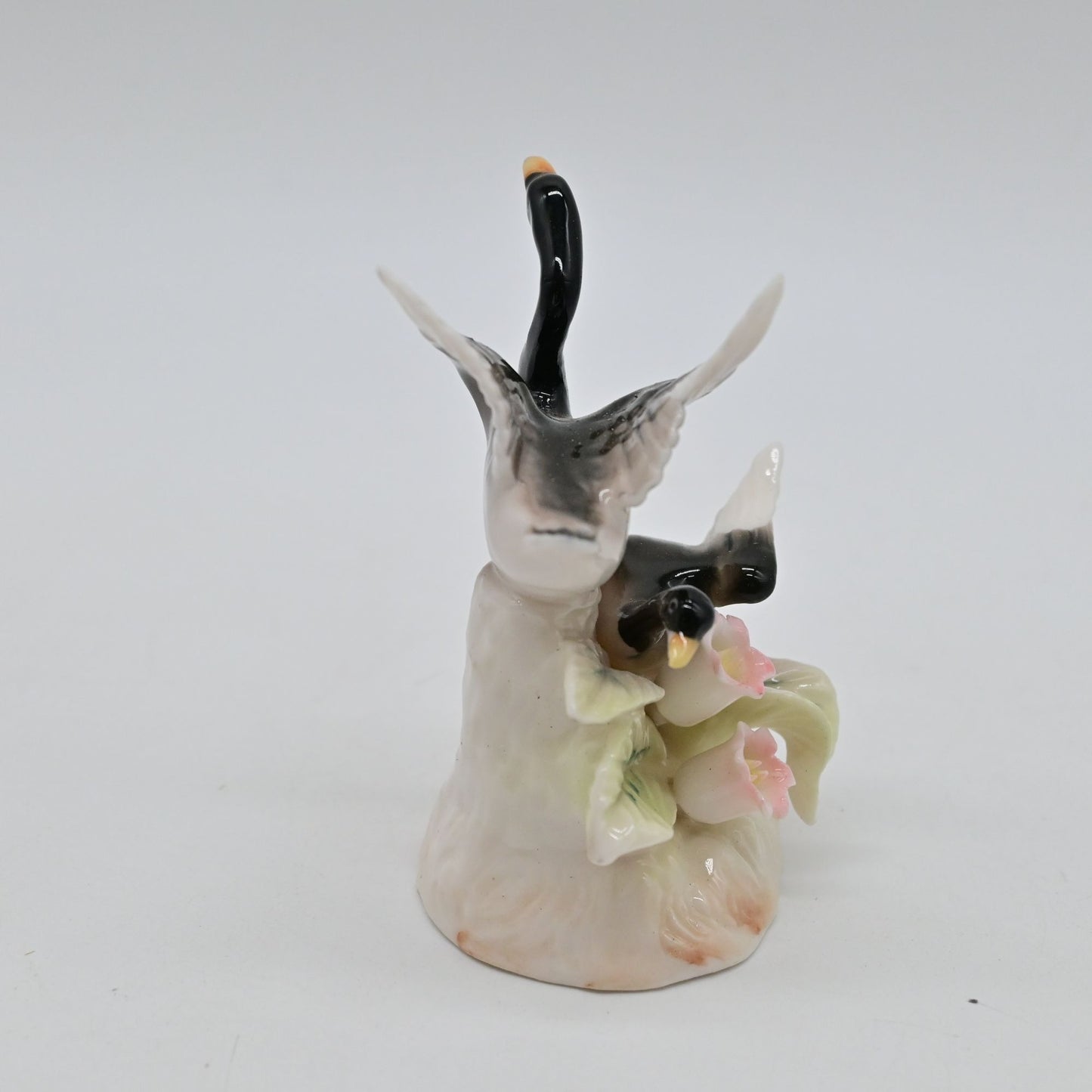 Ardalt Lenwile Porcelain Bird Figurine Black Swan Vintage