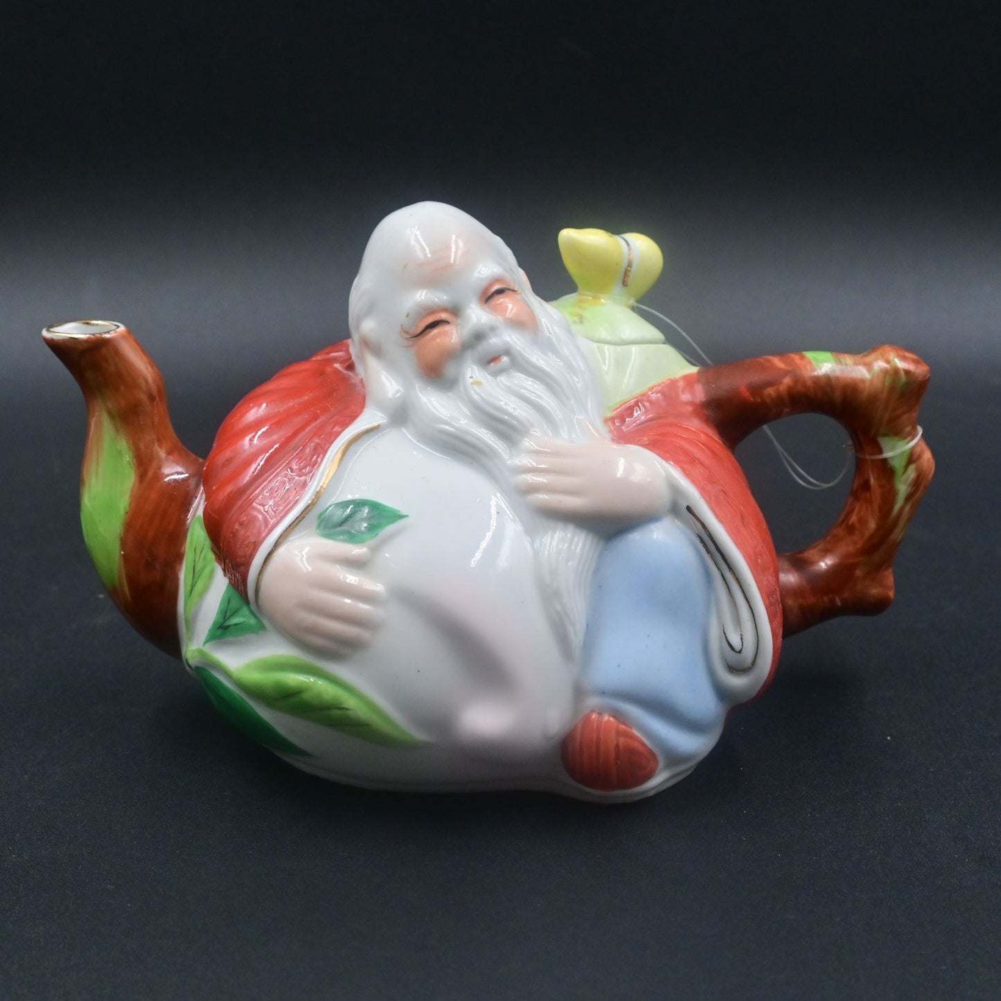 Chinese Shou Xing The God Of Longevity Teapot