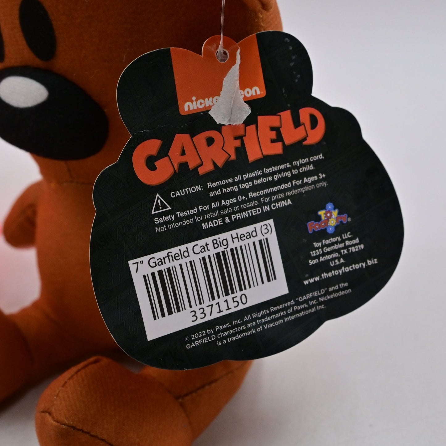 Toy Factory Neon Pink Garfield & Pooky Stuffed Plush Toy