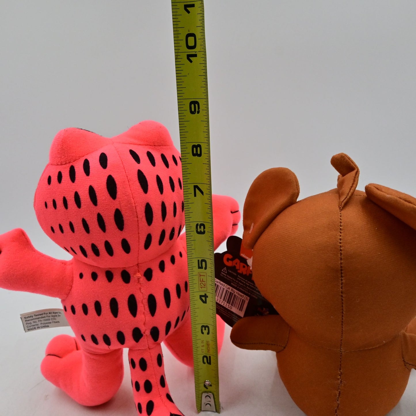 Toy Factory Neon Pink Garfield & Pooky Stuffed Plush Toy