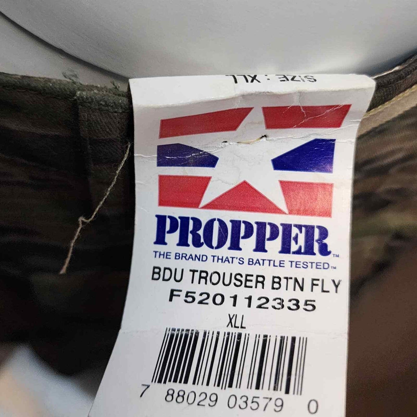 Propper BDU Trouser Button Fly 3-Color Desert Camo Size XL NWT