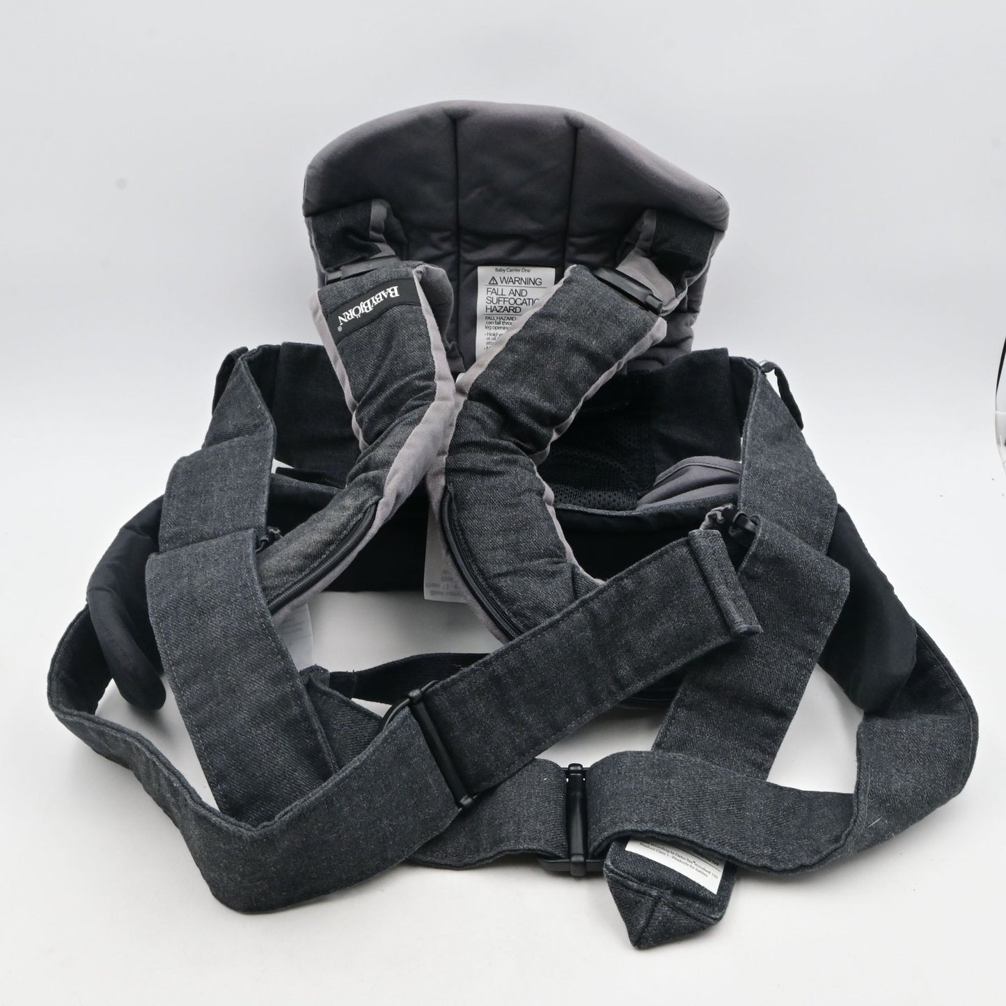 BabyBjorn Baby Carrier One Denim Look Grey 8lb-33lb