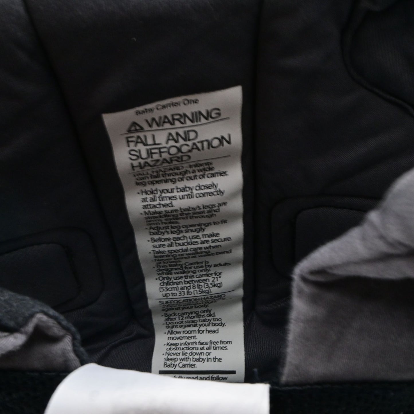 BabyBjorn Baby Carrier One Denim Look Grey 8lb-33lb