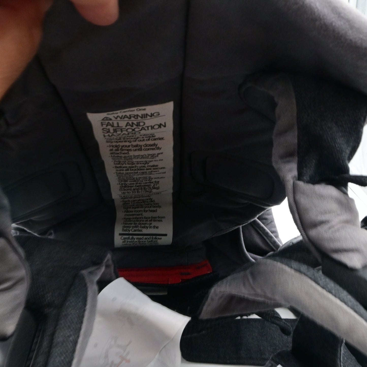 BabyBjorn Baby Carrier One Denim Look Grey 8lb-33lb