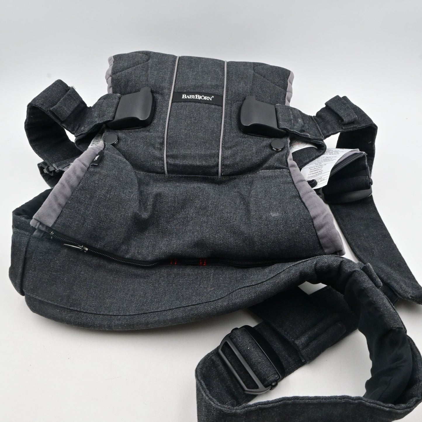 BabyBjorn Baby Carrier One Denim Look Grey 8lb-33lb
