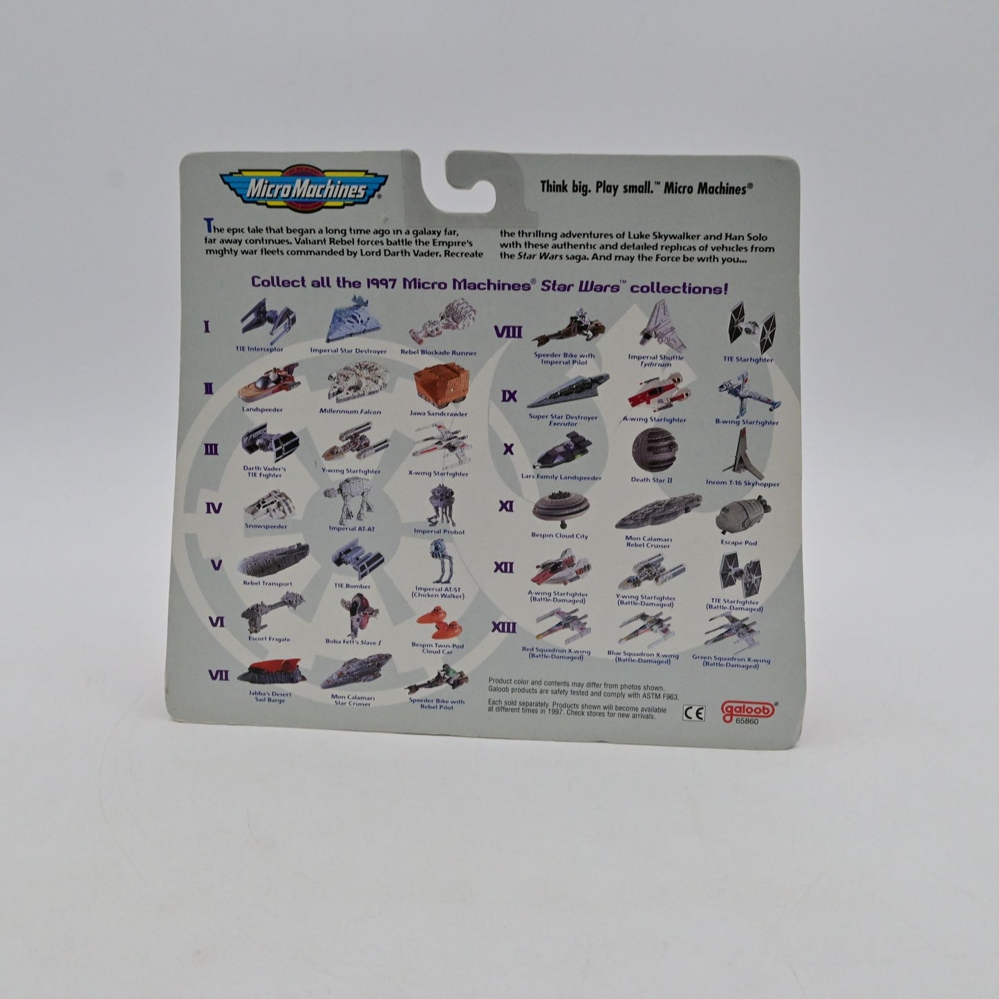 Vintage 1997 Star Wars Micro Machines VII Star Wars