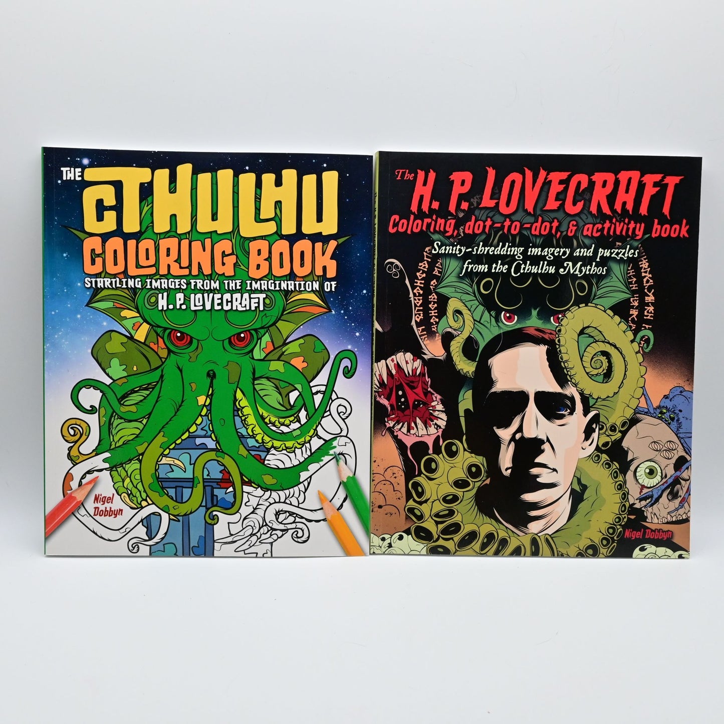 The H.P. Lovecraft & Cthulhu Coloring & Activity Books Set