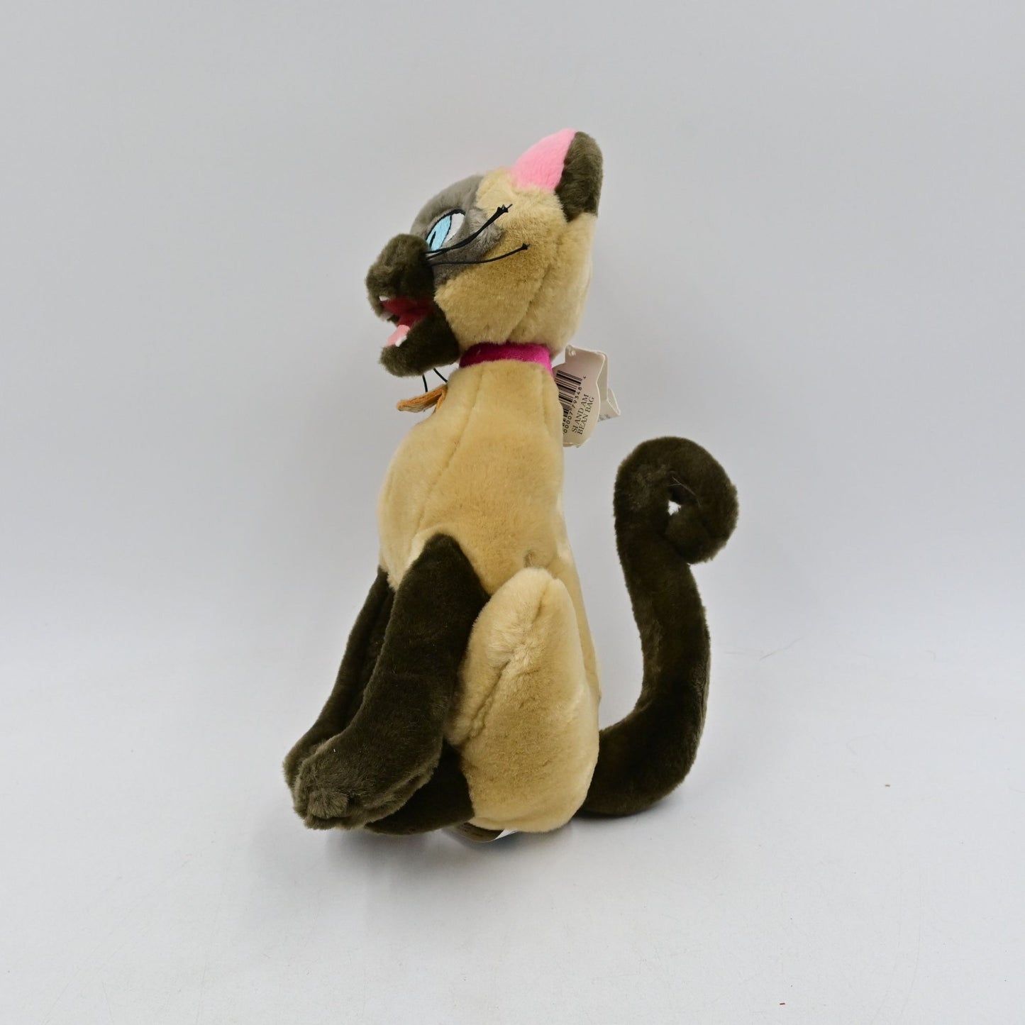 Disney Lady and the Tramp Am Siamese Cat Plush Stuffed Animal Vintage 11"