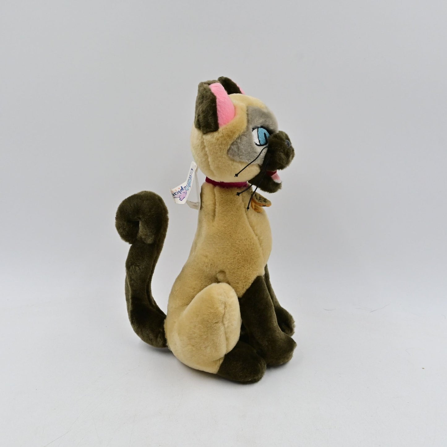 Disney Lady and the Tramp Am Siamese Cat Plush Stuffed Animal Vintage 11"