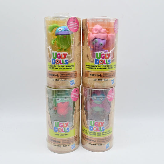 Uglydolls Cool Dude Ox, Mermaid Maiden, Super Lucky Bat, & Pancake Champ Jeroe