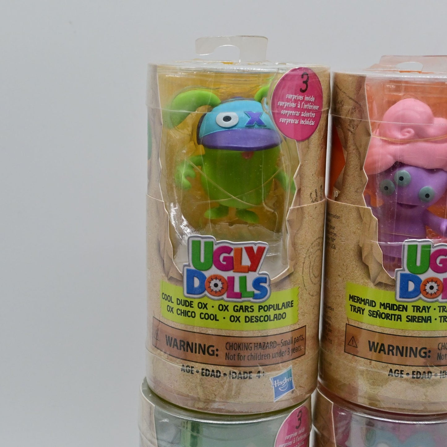 Uglydolls Cool Dude Ox, Mermaid Maiden, Super Lucky Bat, & Pancake Champ Jeroe