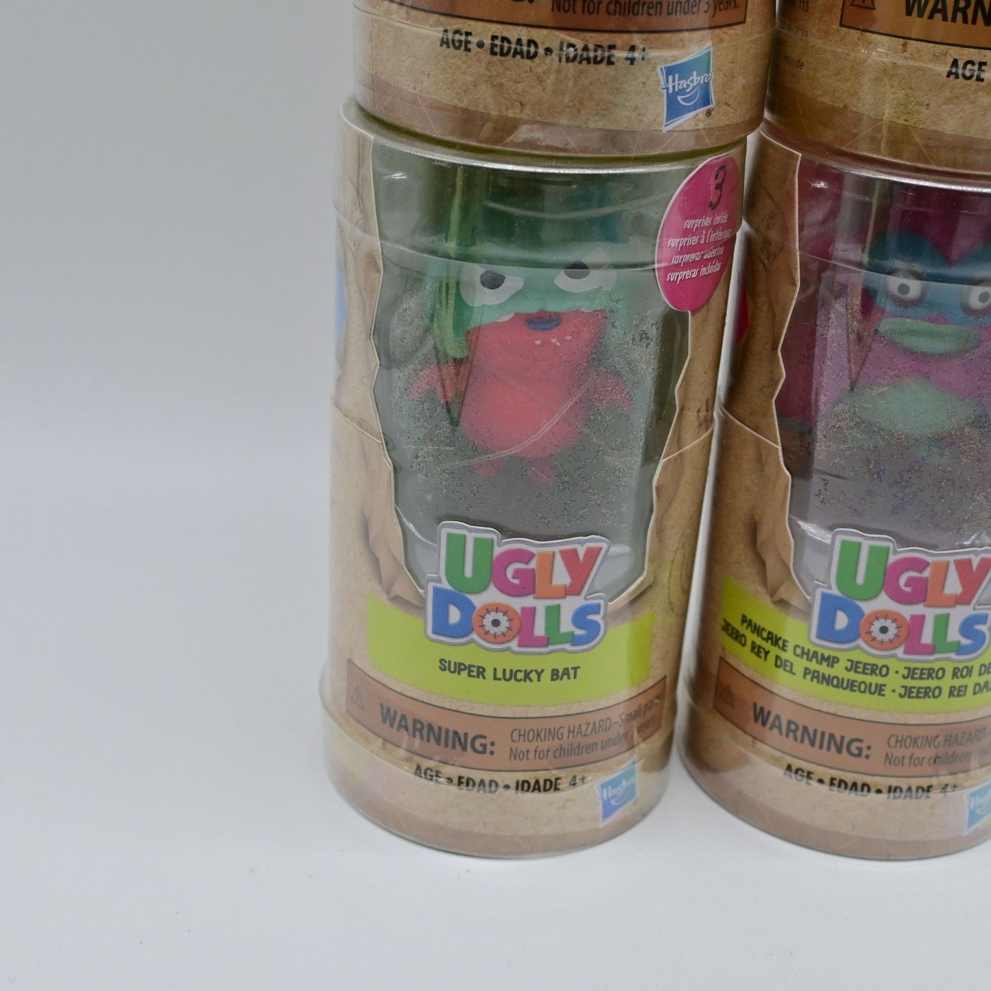 Uglydolls Cool Dude Ox, Mermaid Maiden, Super Lucky Bat, & Pancake Champ Jeroe