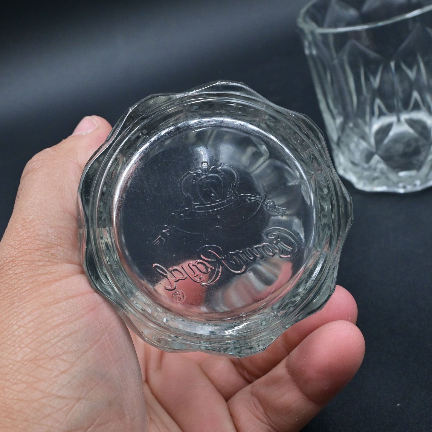 Crown Royal Diamond Cut Rocks Glasses Set Of 2