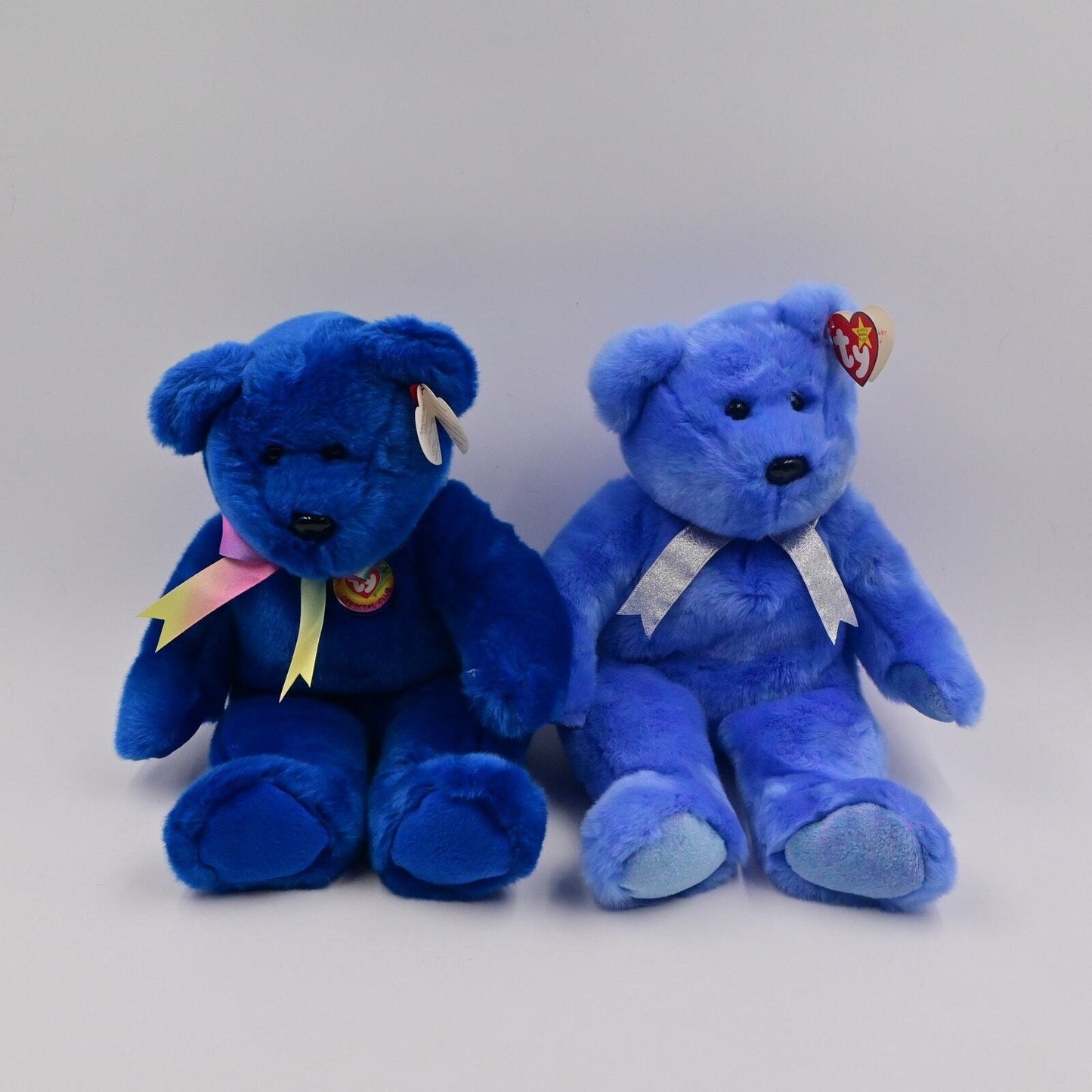 Ty Beanie Babie Clubby & Clubby II Bean Bag Plush Pair Of 2