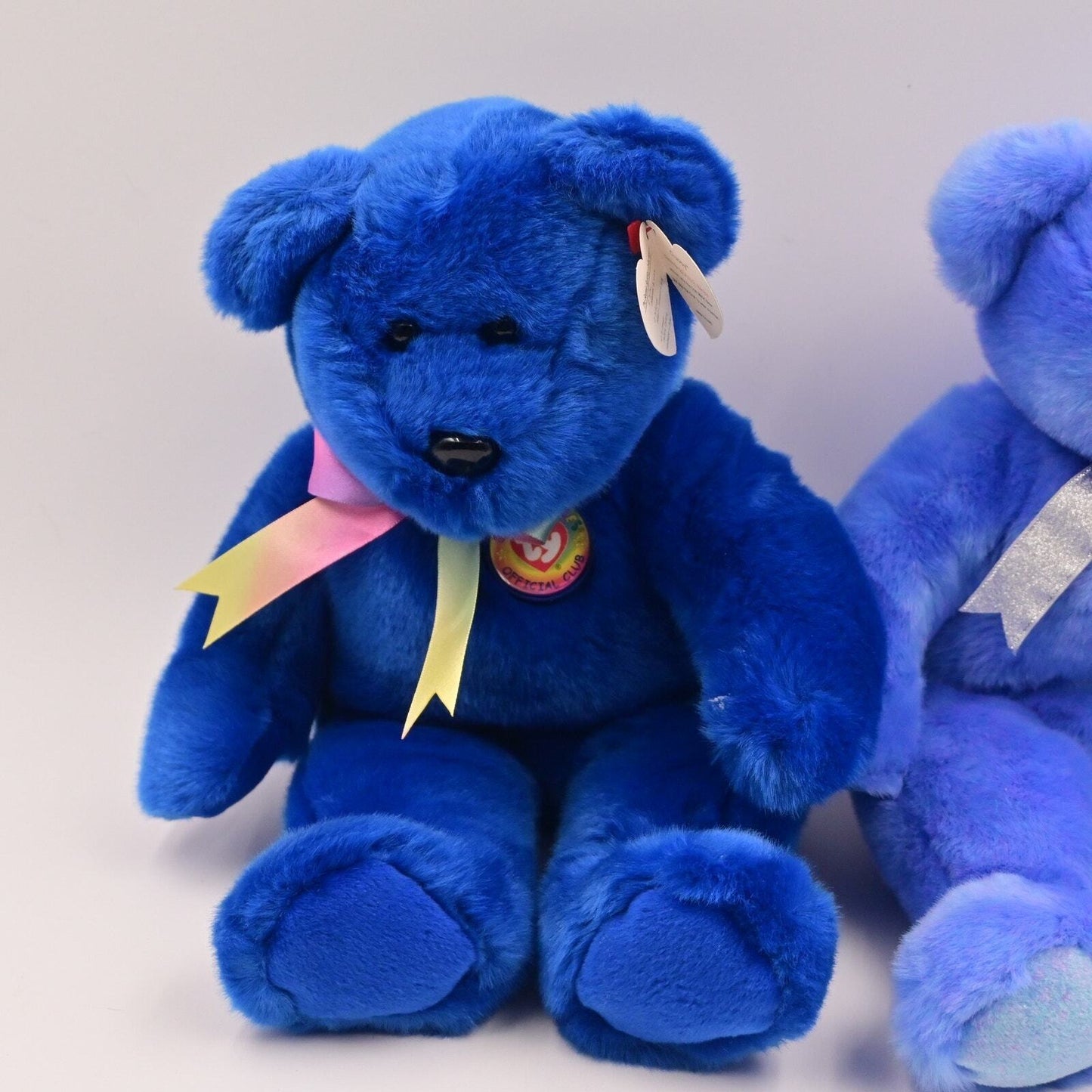 Ty Beanie Babie Clubby & Clubby II Bean Bag Plush Pair Of 2