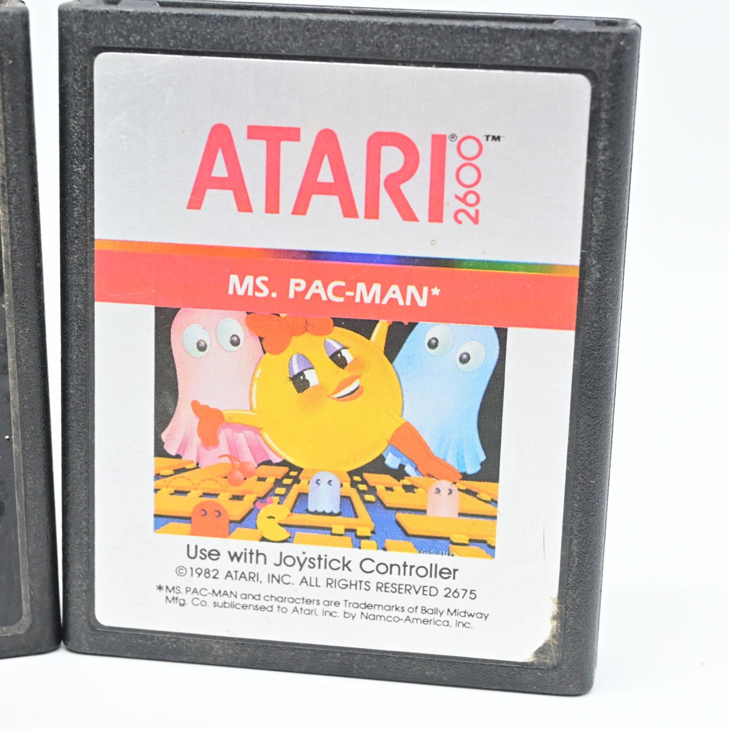 Atari 2600 Pac-Man & Mrs. Pac Man Video Game Cartridge Only Bundle Of 2