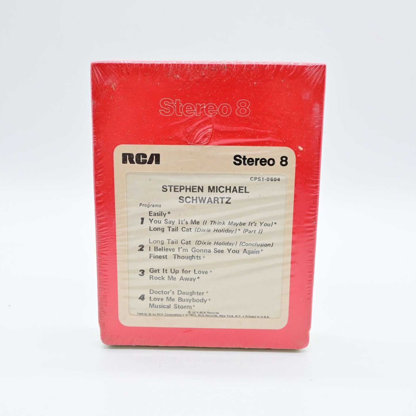Stephen Michael Schwartz Stereo 8 Track Tape RCA Sealed NOS