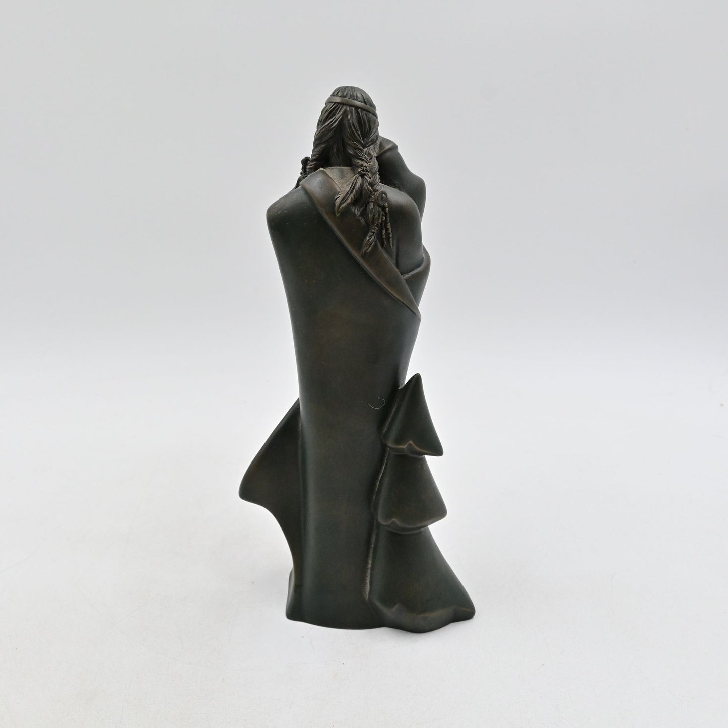 Native American Woman With Child Vintage Figure Statue