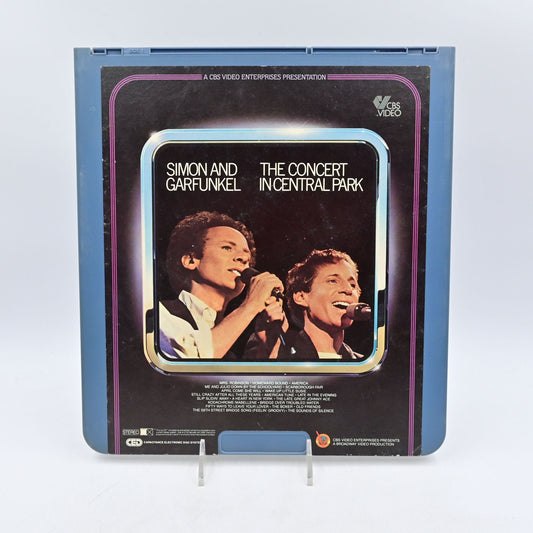 Simon & Garfunkel Concert in Central Park CED Videodisc CBS Stereo