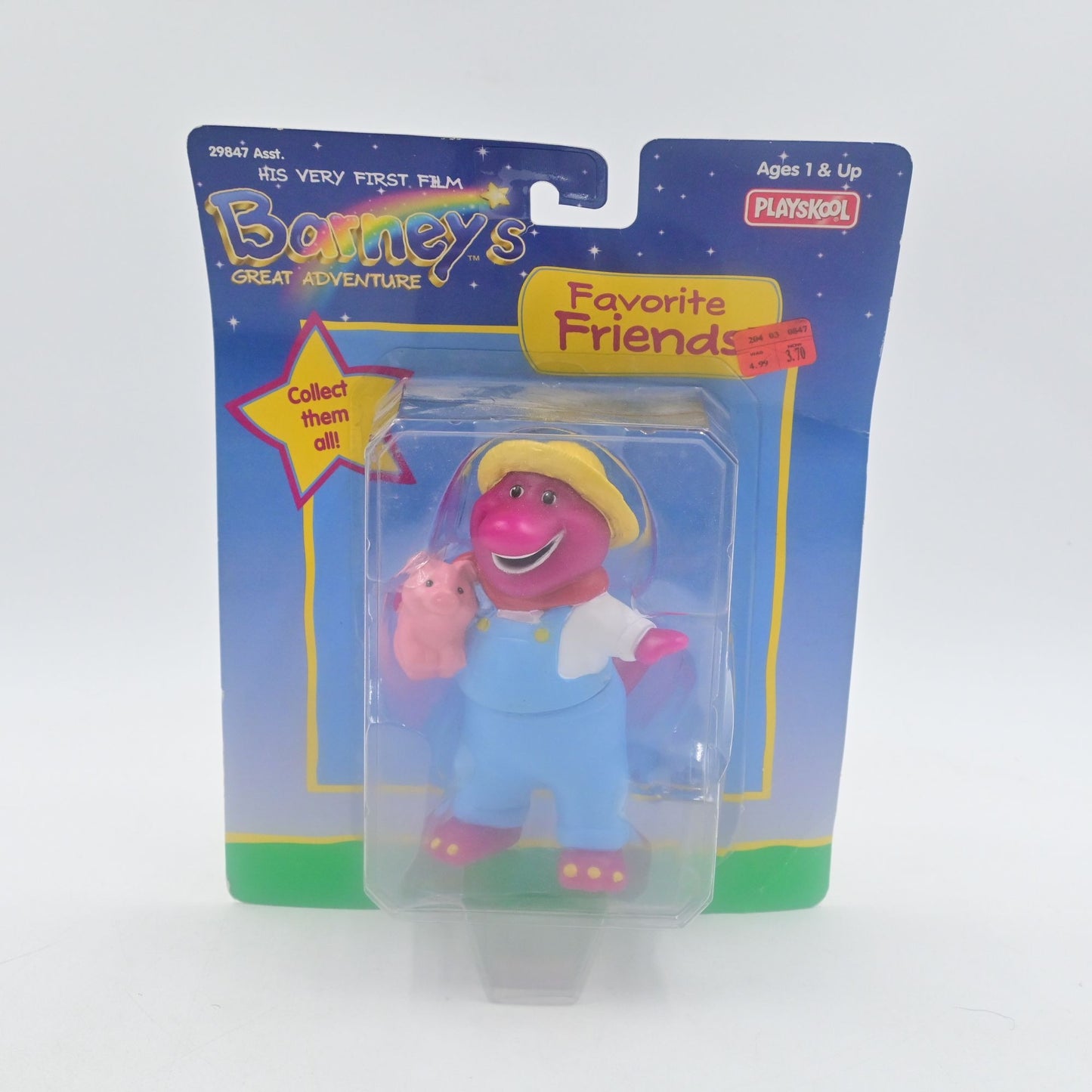 Barney's Great Adventure Favorite Friends - Barney Vintage 1997