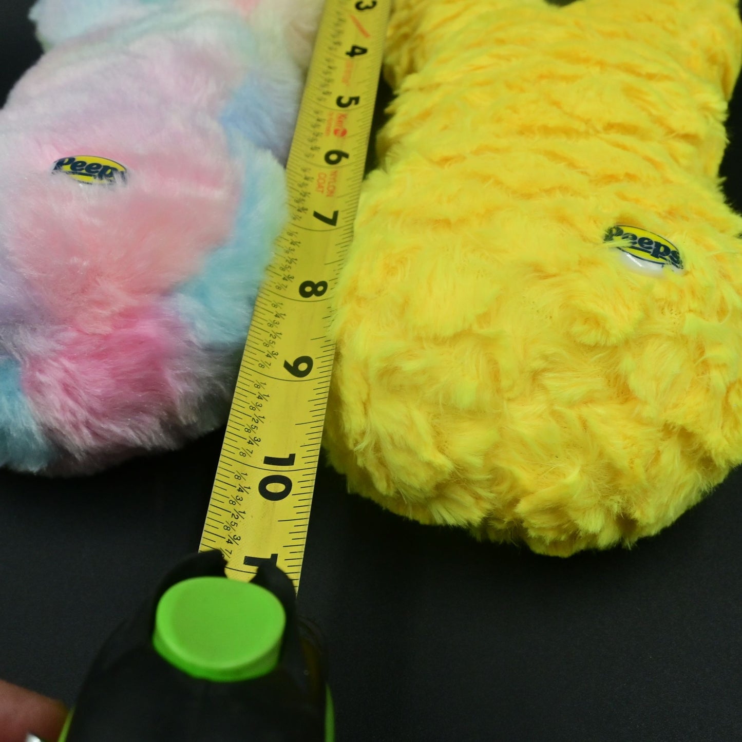 Peeps Bunny Plush 10" Yellow & Multicolor Bundle Of 2 NWT