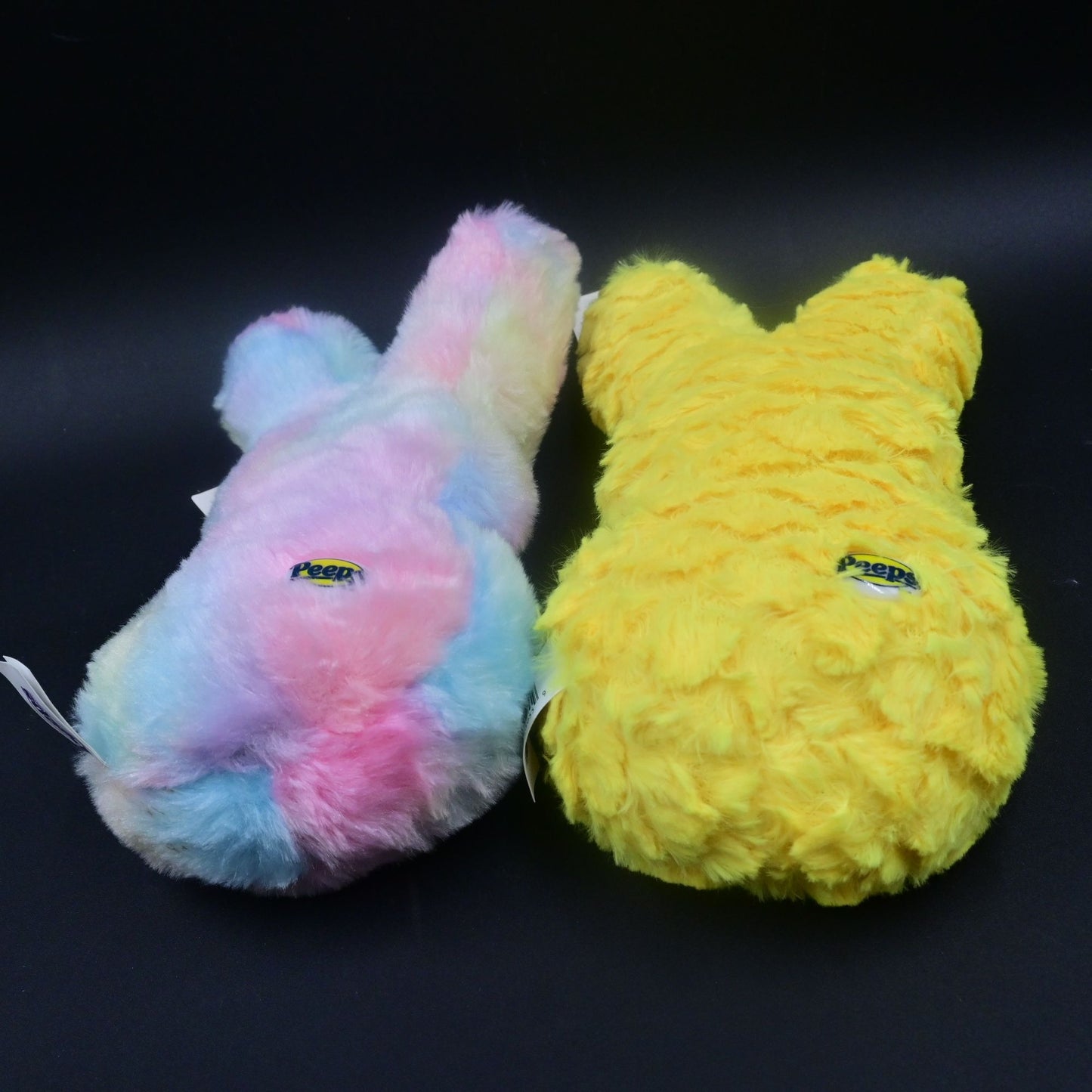 Peeps Bunny Plush 10" Yellow & Multicolor Bundle Of 2 NWT