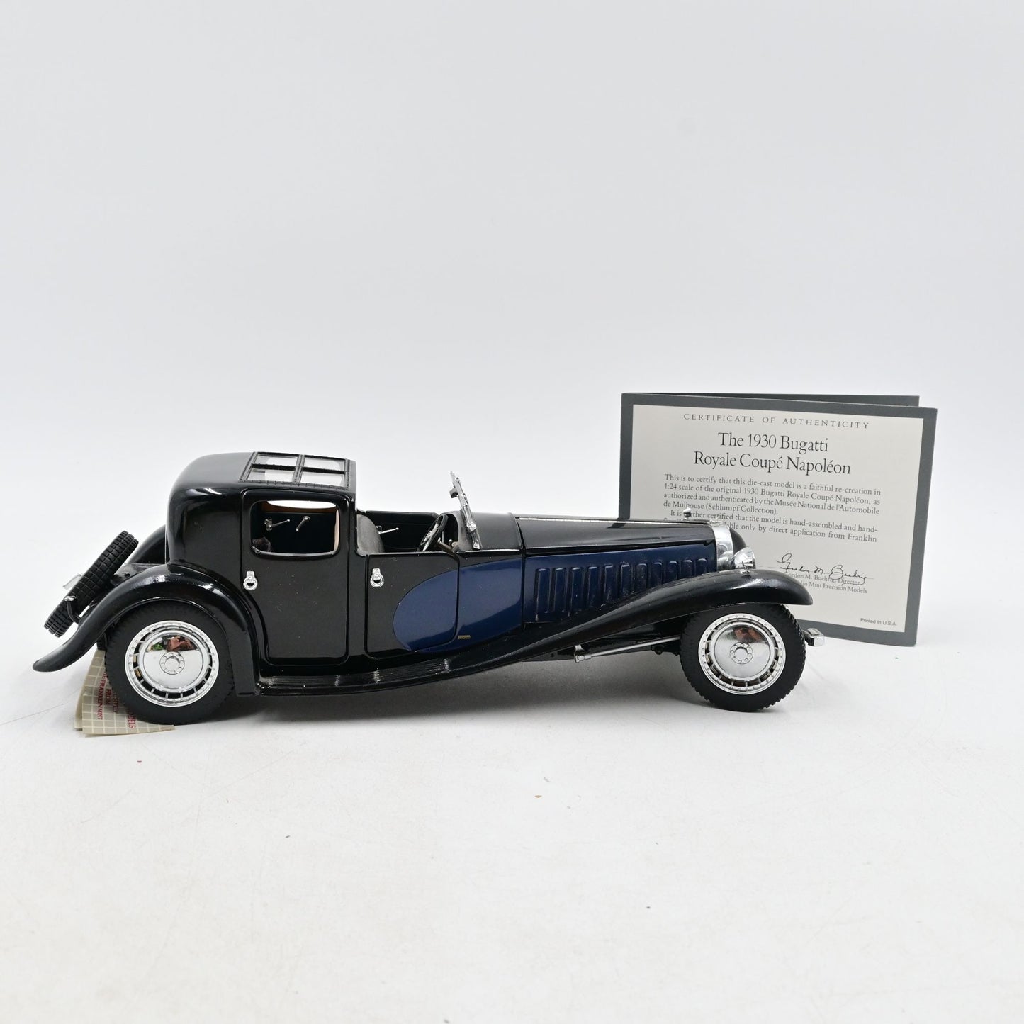 1930 Bugatti Royale Coupe Napoleon Franklin mint 1:24 Diecast