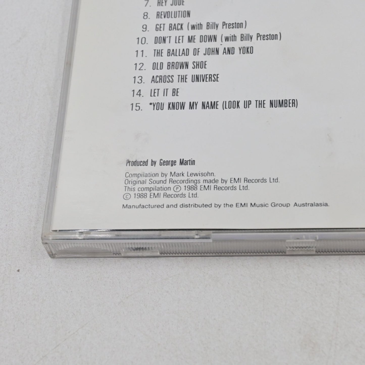 The Beatles - Beatles For Sale, A Hard Days Night, Past Masters Vol 2 Cd Set