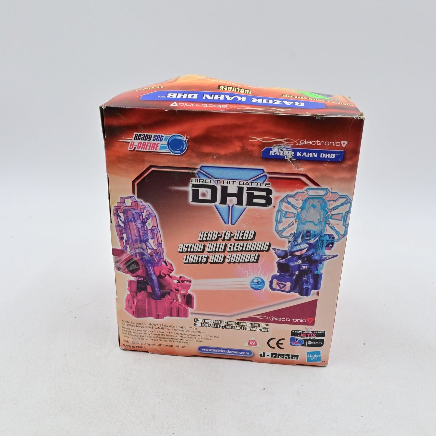 Hasbro Battle B-Daman Razor Kahn Electronic DHB E-25 Toy Figure 2005  New NIB