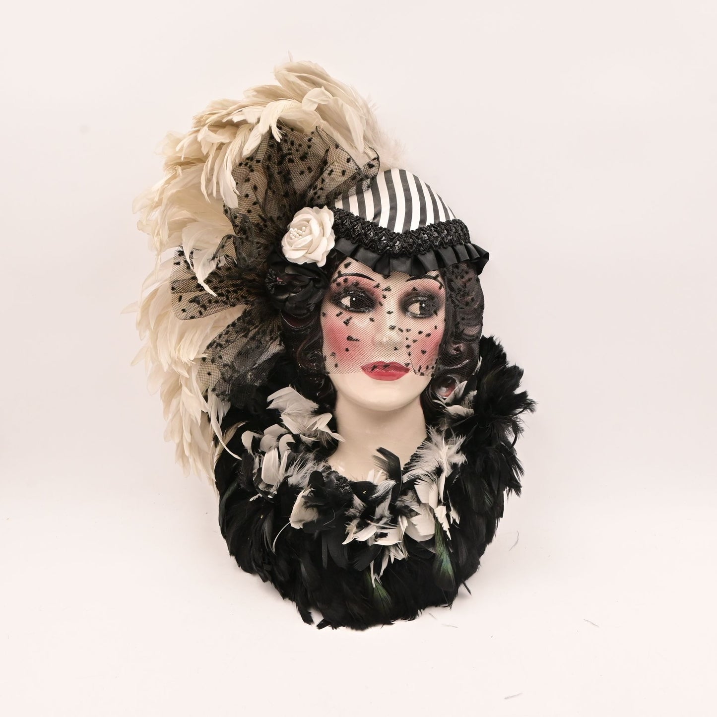 Clay Art Masquerade Wall Musical Mask Vintage 1992