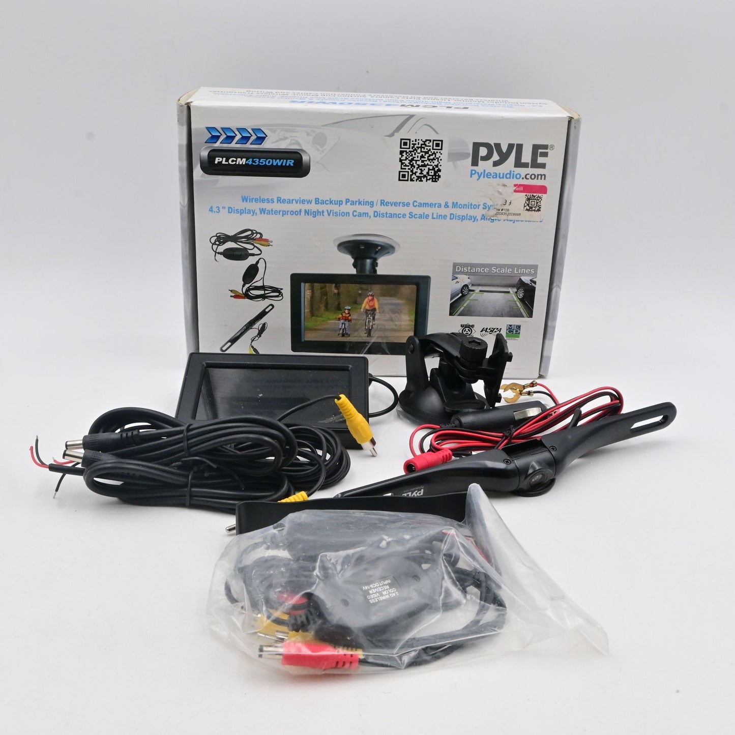 Pyle PLCM4350WIR Wireless Backup Camera & Monitor System – 4.3" Display Kit