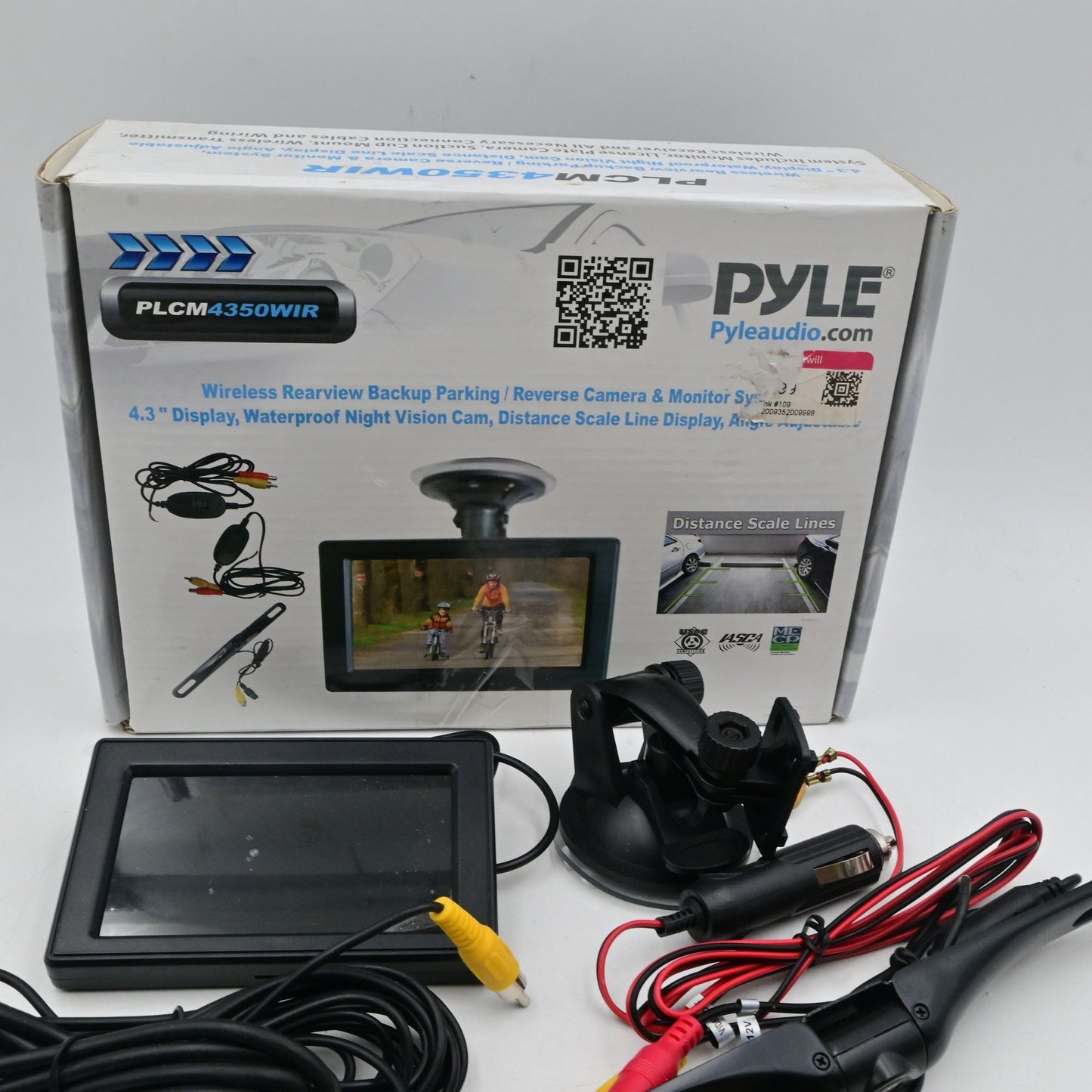 Pyle PLCM4350WIR Wireless Backup Camera & Monitor System – 4.3" Display Kit