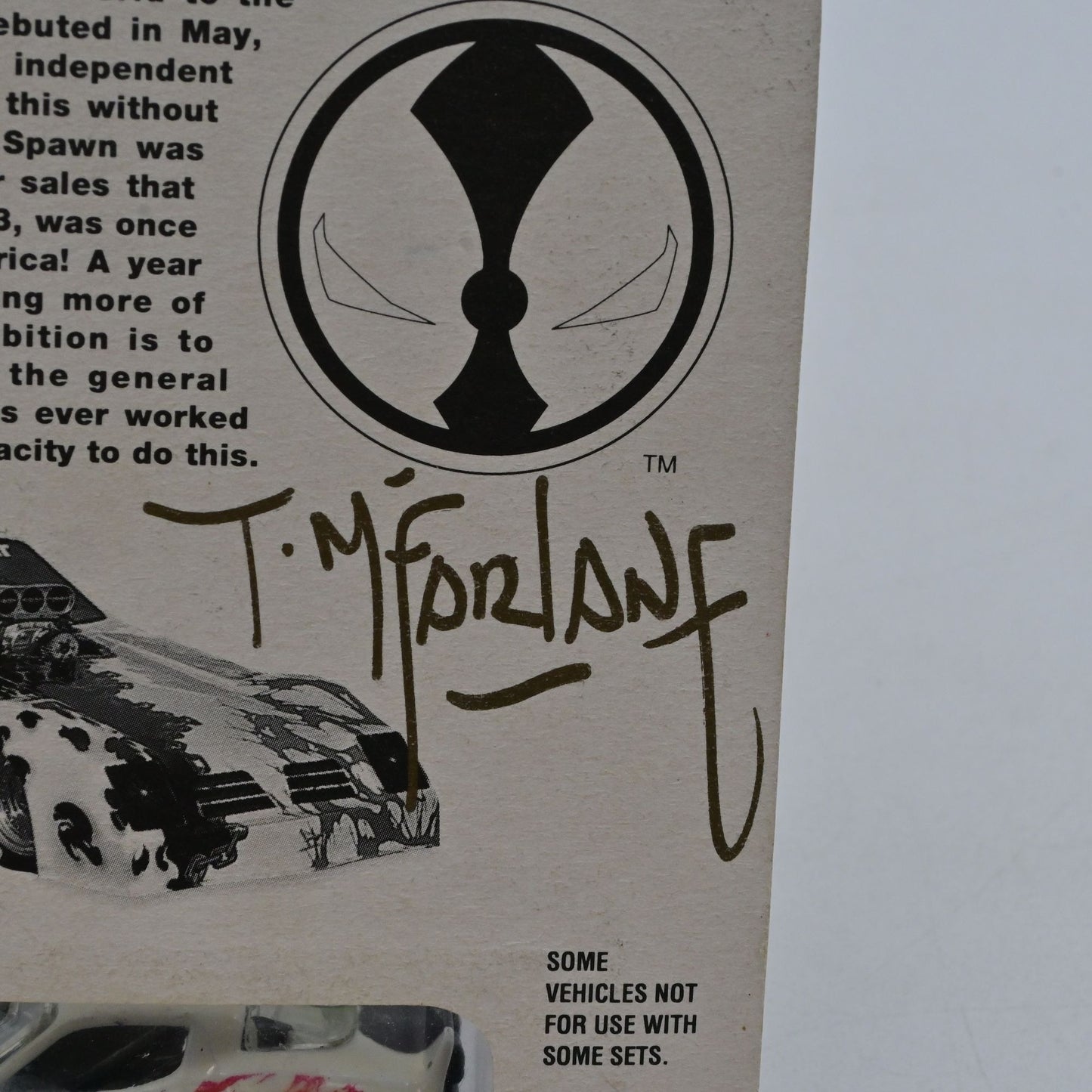 Todd McFarlane Hot Wheel Spawn Mobile Car With Certificate Of Authenticity