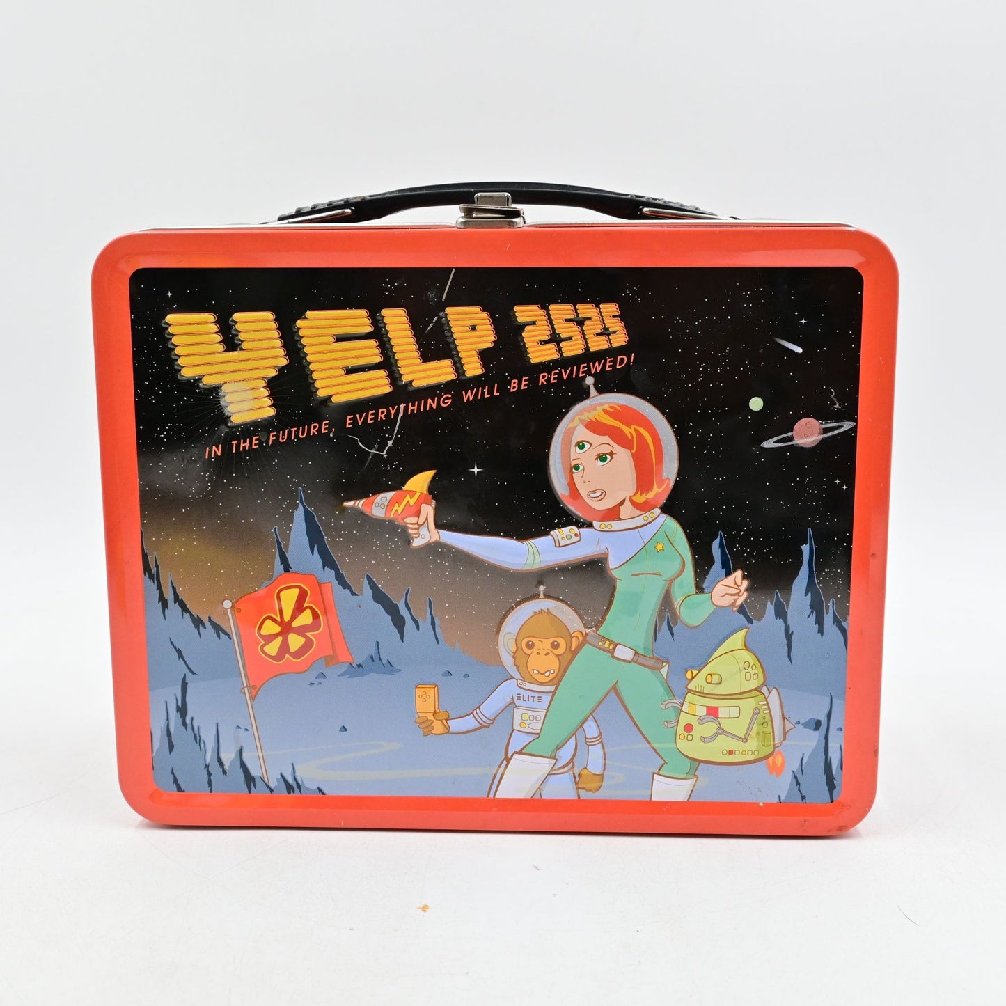 Yelp 2525 Tin Lunchbox - Big Bang Theory! W/ Thermos Damaged
