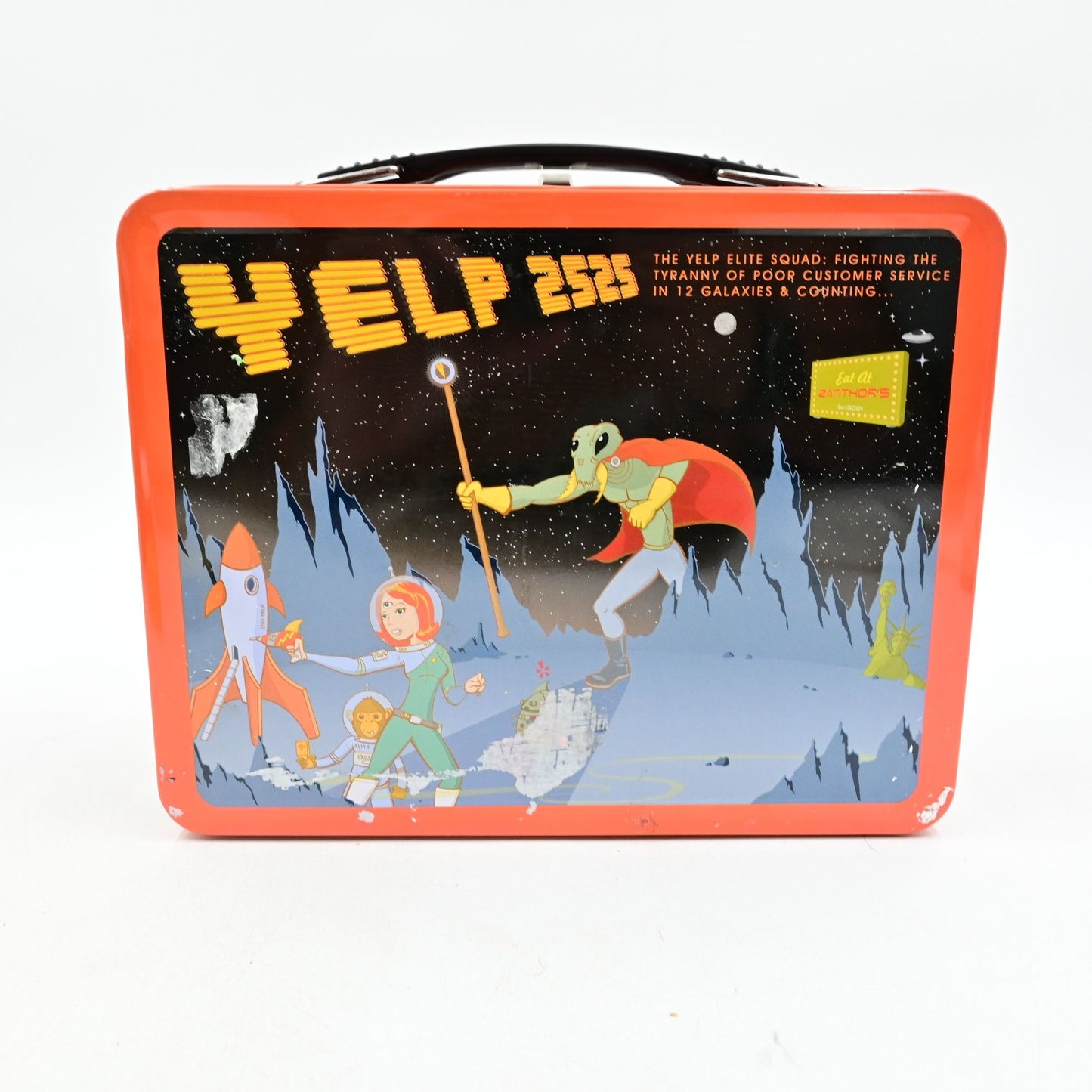 Yelp 2525 Tin Lunchbox - Big Bang Theory! W/ Thermos Damaged