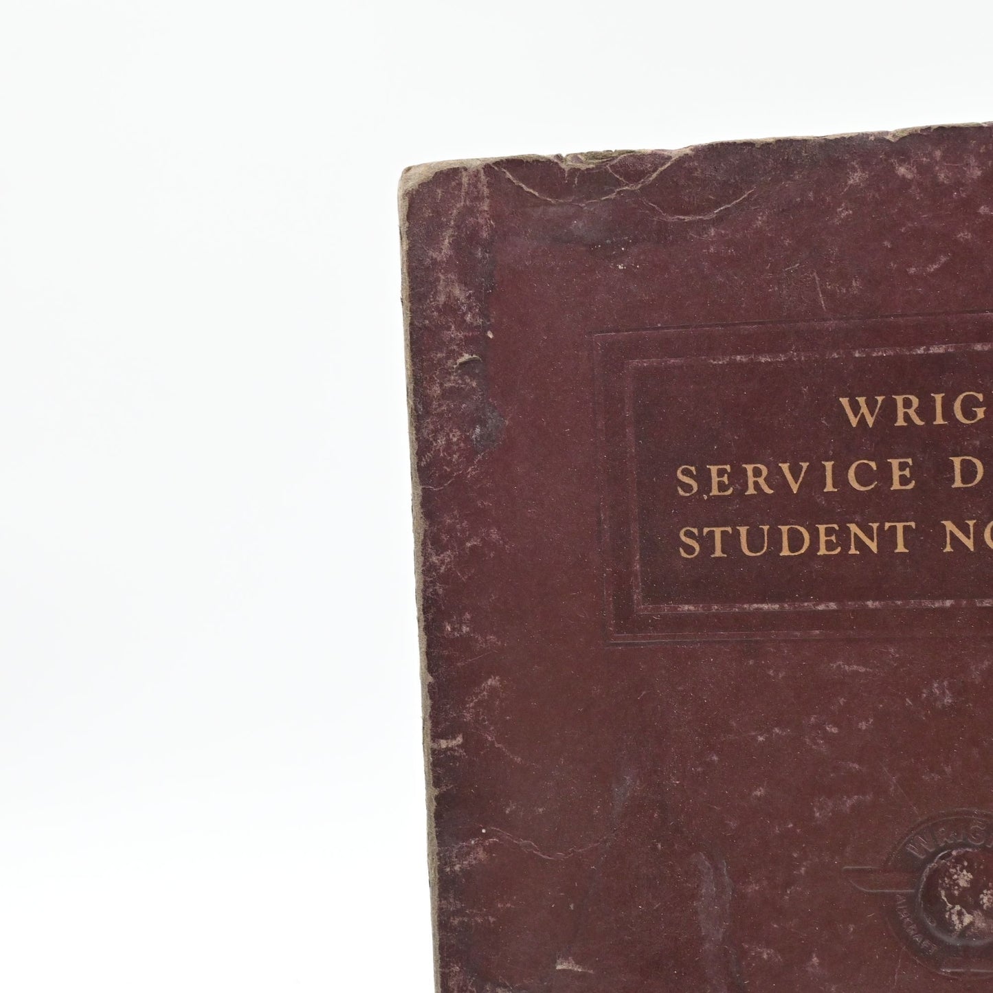 WWII Wright Service Division School Student Notebook Restricted 1941