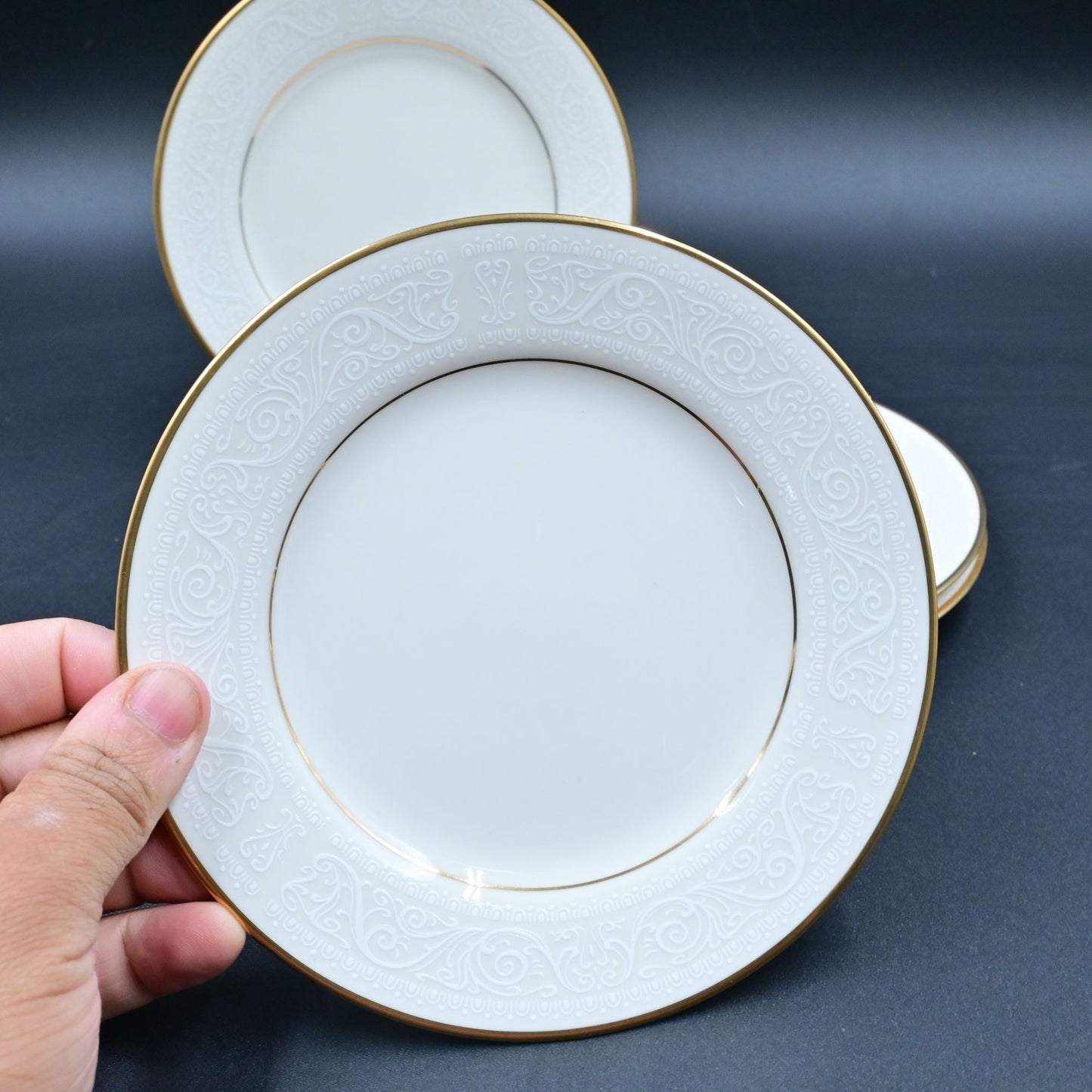 Noritake 7562 Tulane Coupe Bread Plate 6.5" Set Of 4