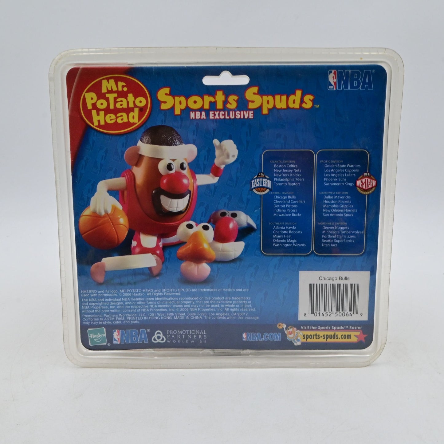 2006 Mr. Potato Head Chicago Bulls Sports Spuds NBA Exclusive Hasbro