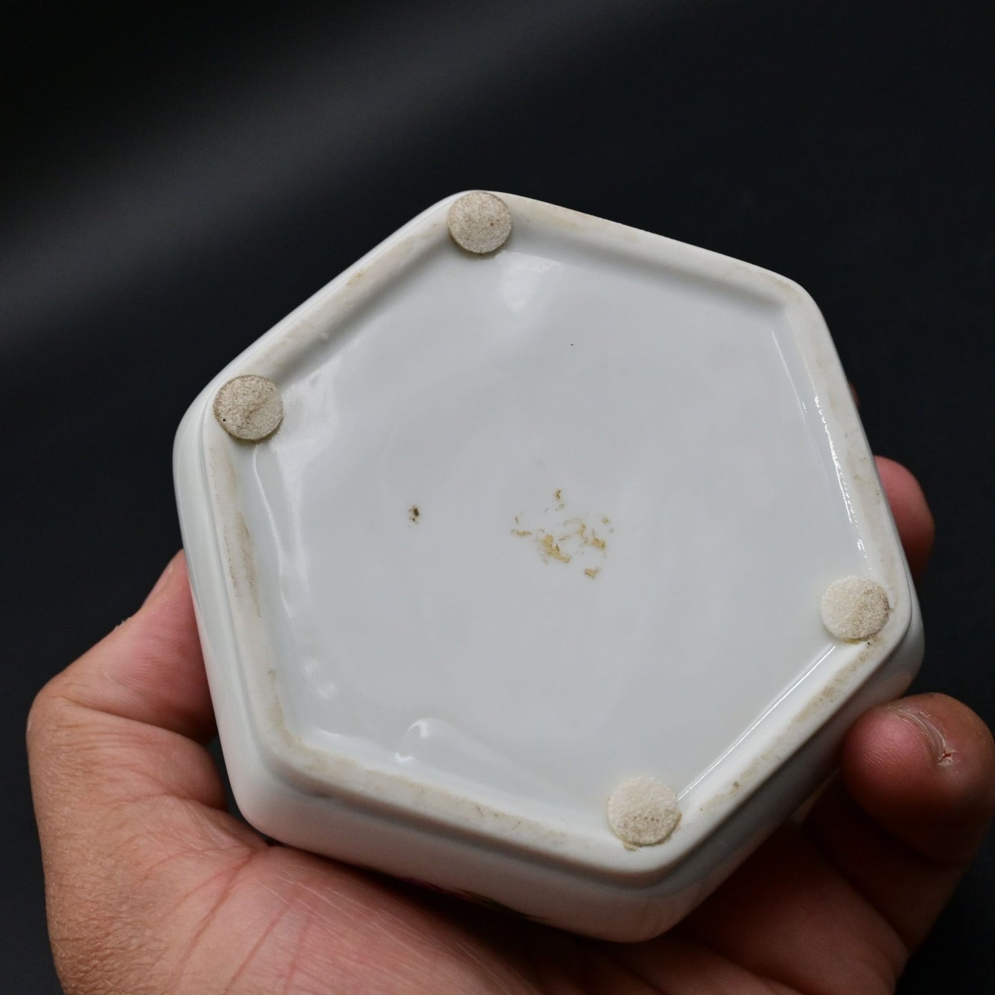 Colibri Music Trinket Jewelry Box White Floral Music Box