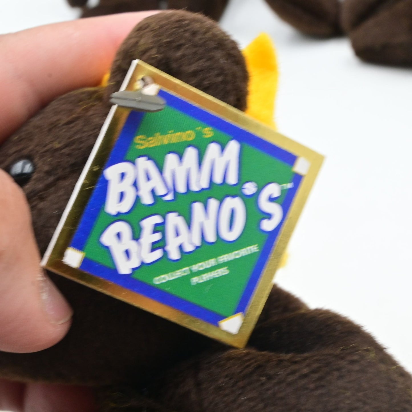 Salvinos Bamm Beanos Plush Bears Sosa, McGwire, Maris, Ruth Set Of 4