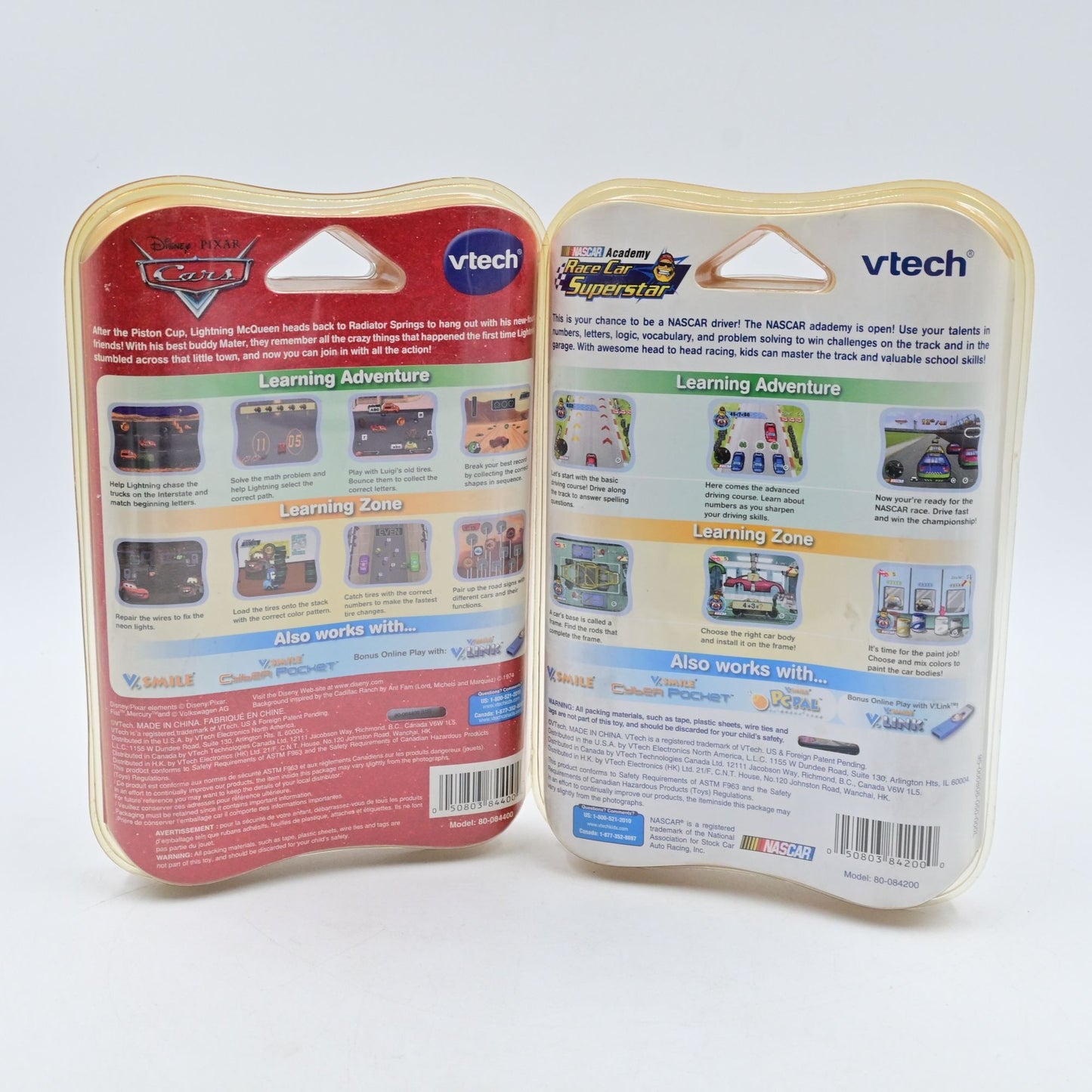 Vtech V Smile Motion Disney Cars & Race Car Superstar Sealed