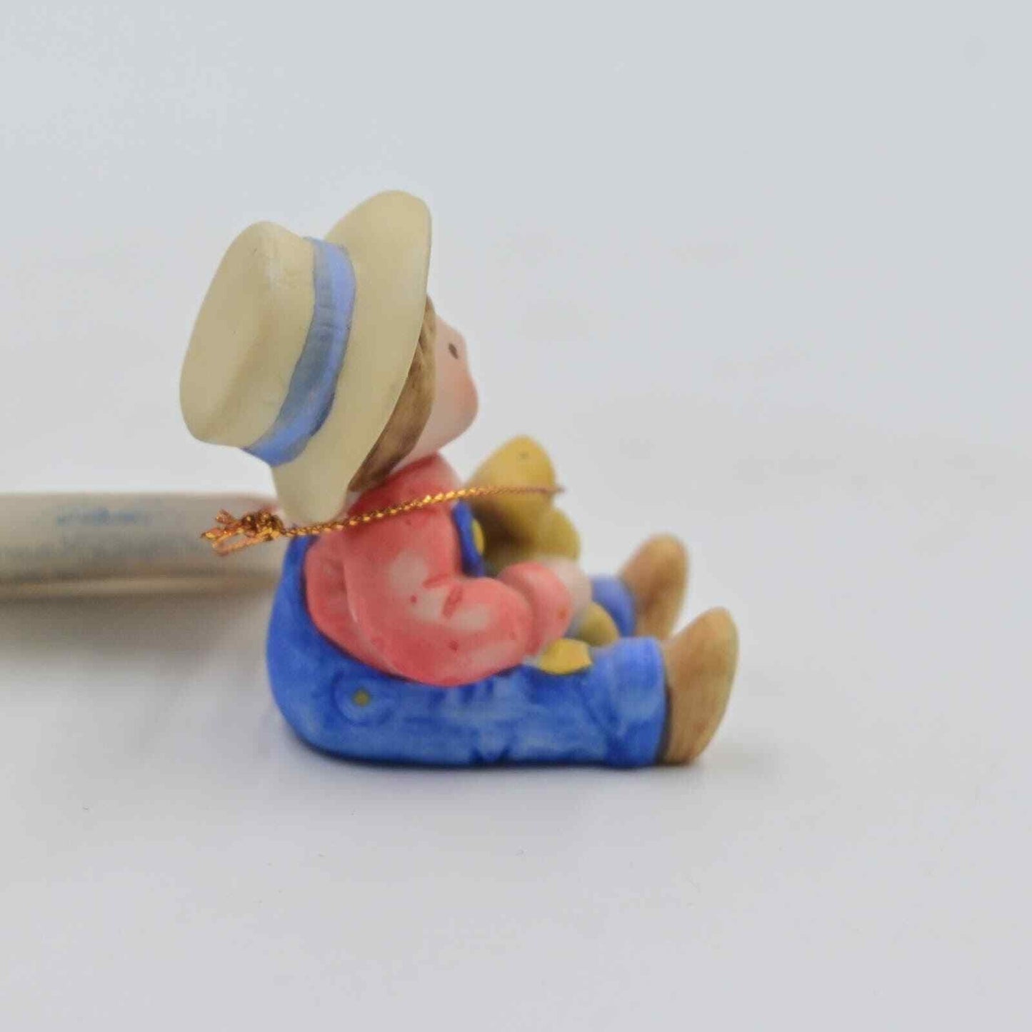 Vintage Holly Hobbie Tenderness Boy With Dog Figure
