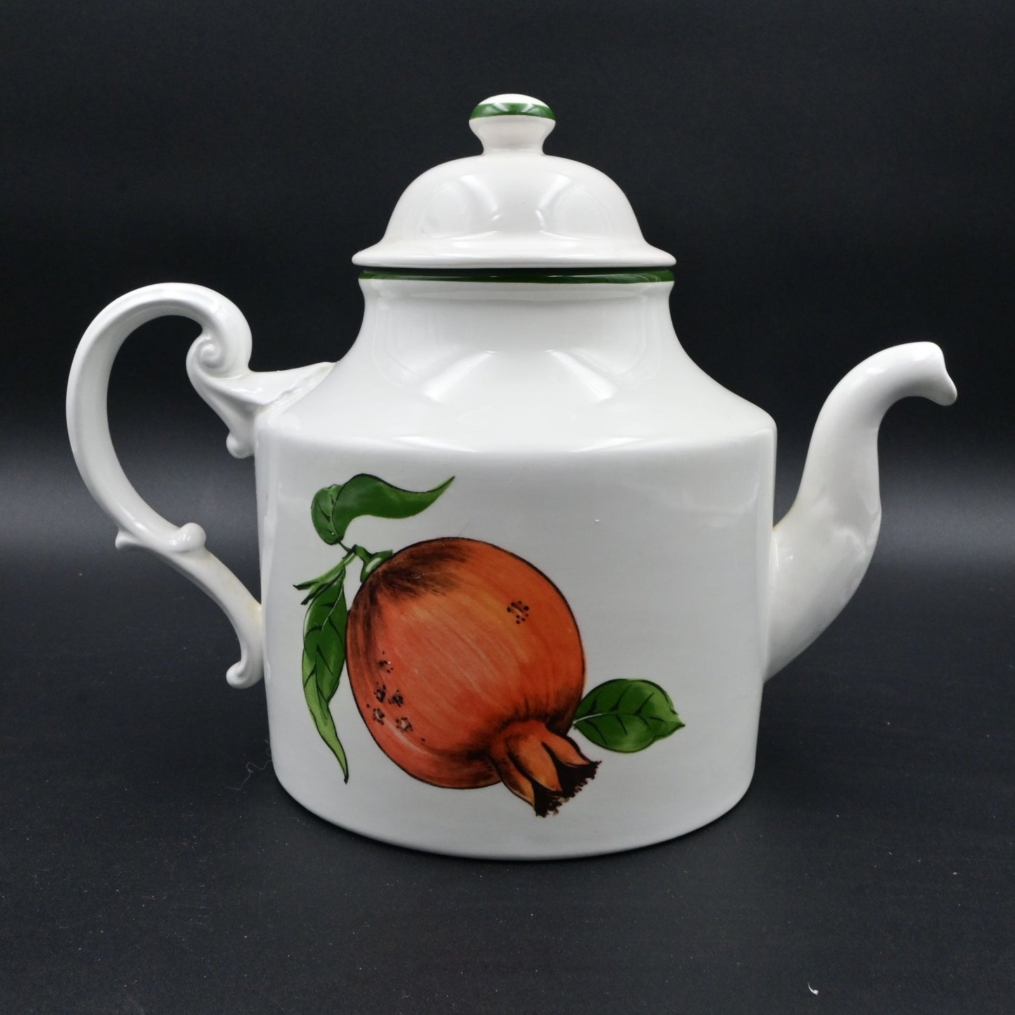 Tiffany & Co. Este Ceramiche Teapot Pomegranate & Lemon Design Made In Italy