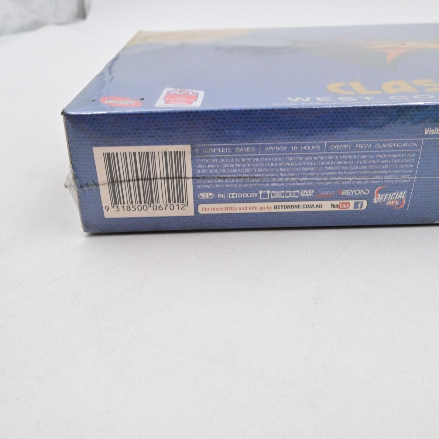 AFL - Classics: West Coast Eagles DVD 6 Disc Set Sealed